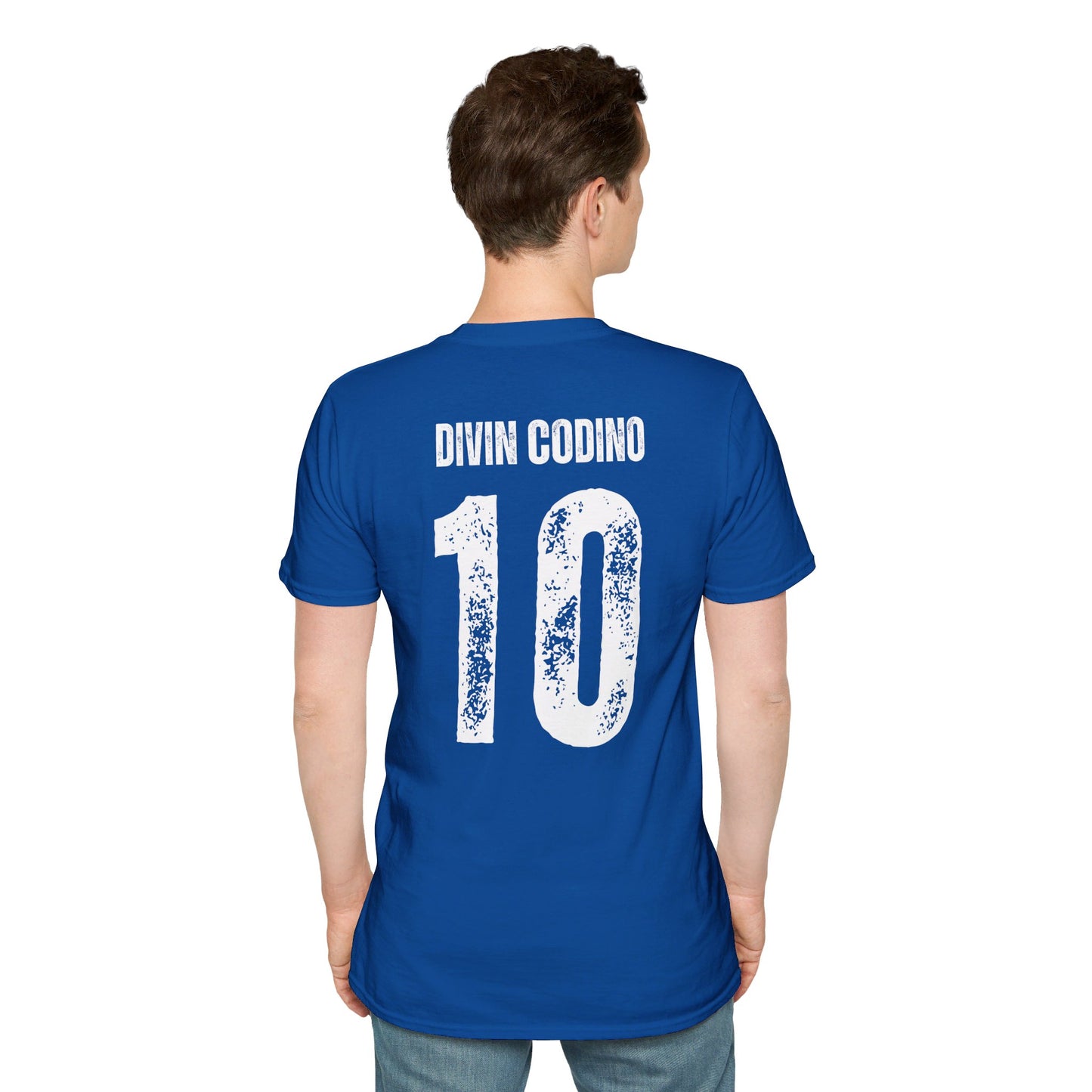 Roberto Baggio Divin Codino T-Shirt stampa Fronte retro