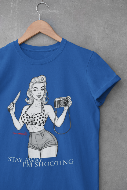 Retro Dangerous Pin-Up – T-shirt Donna