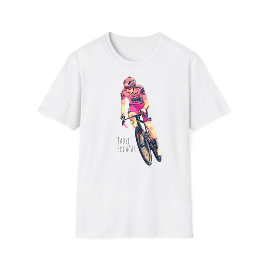 Tadej Pogacar in maglia rosa | appassionati di ciclismo