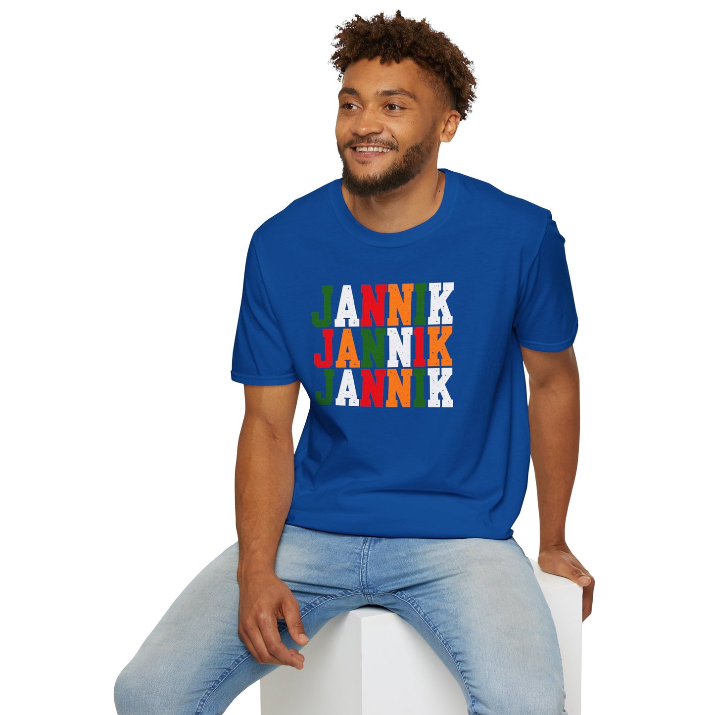 Jannik Sinner 1 – Design Iconico con Colori Bandiera Italiana