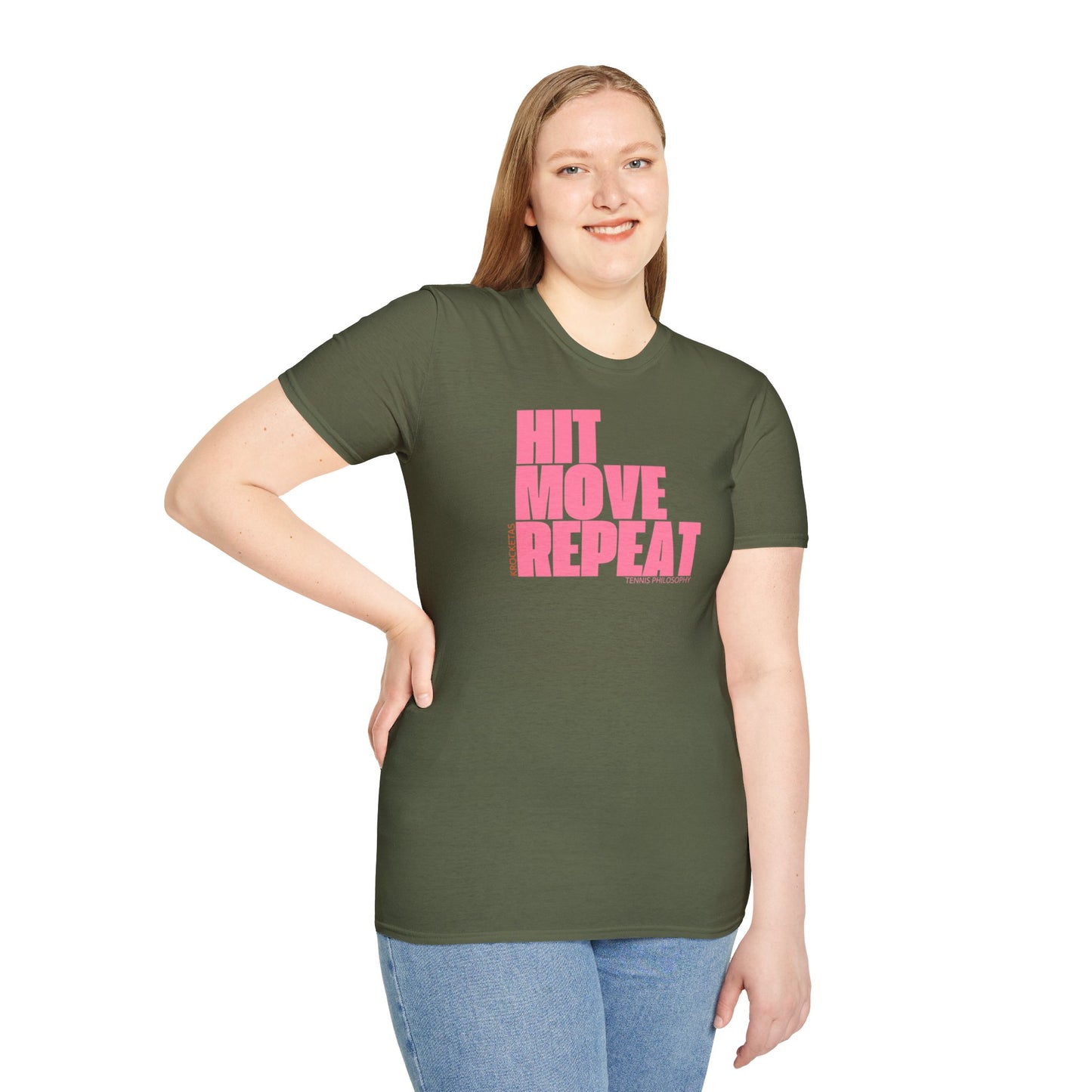 Hit Move Repeat - Tennis Philosophy Unisex