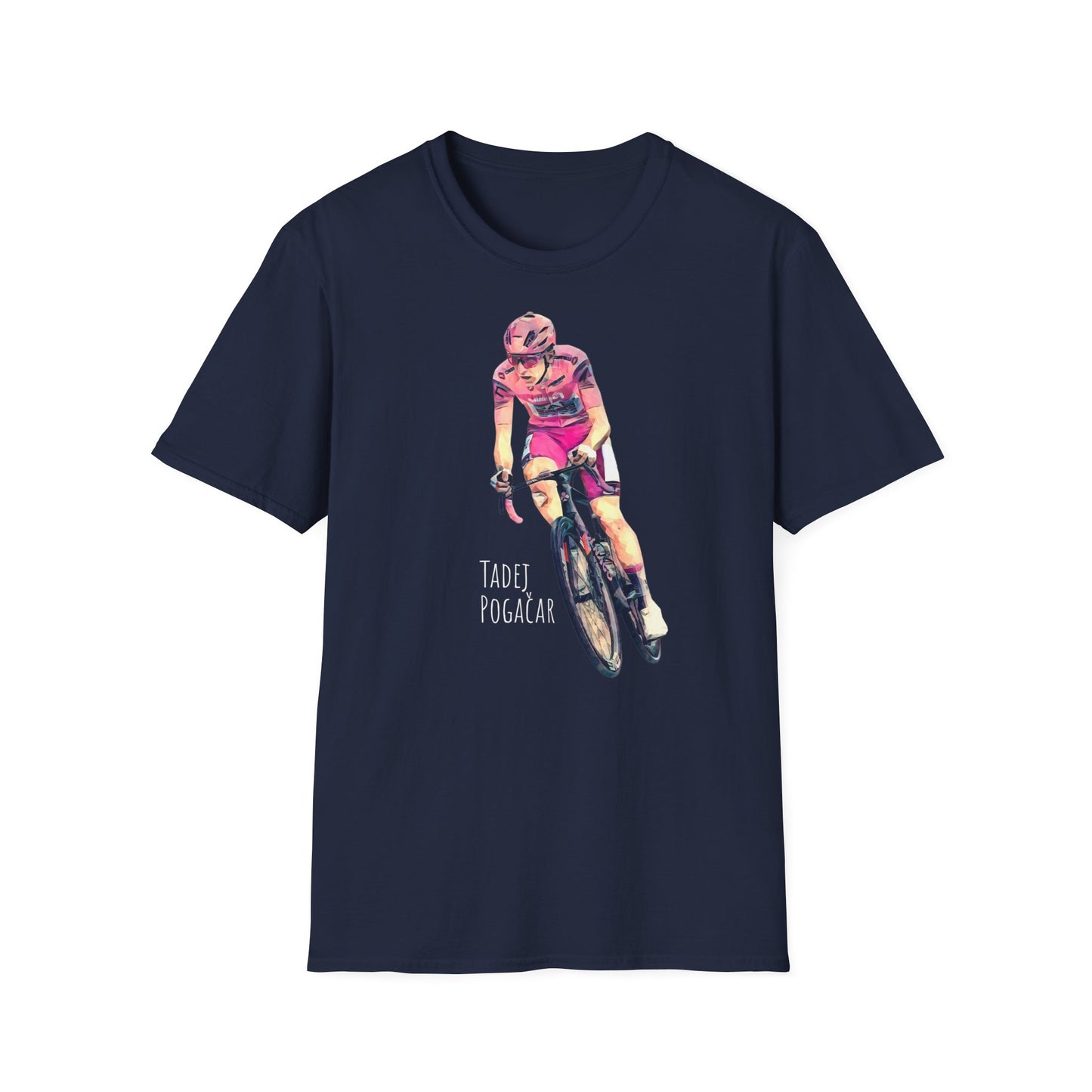 Tadej Pogacar in maglia rosa | appassionati di ciclismo