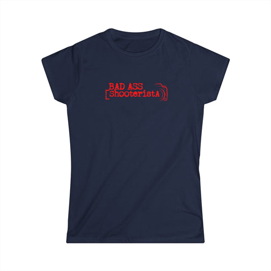Bad Ass Shooterista Woman T-shirt