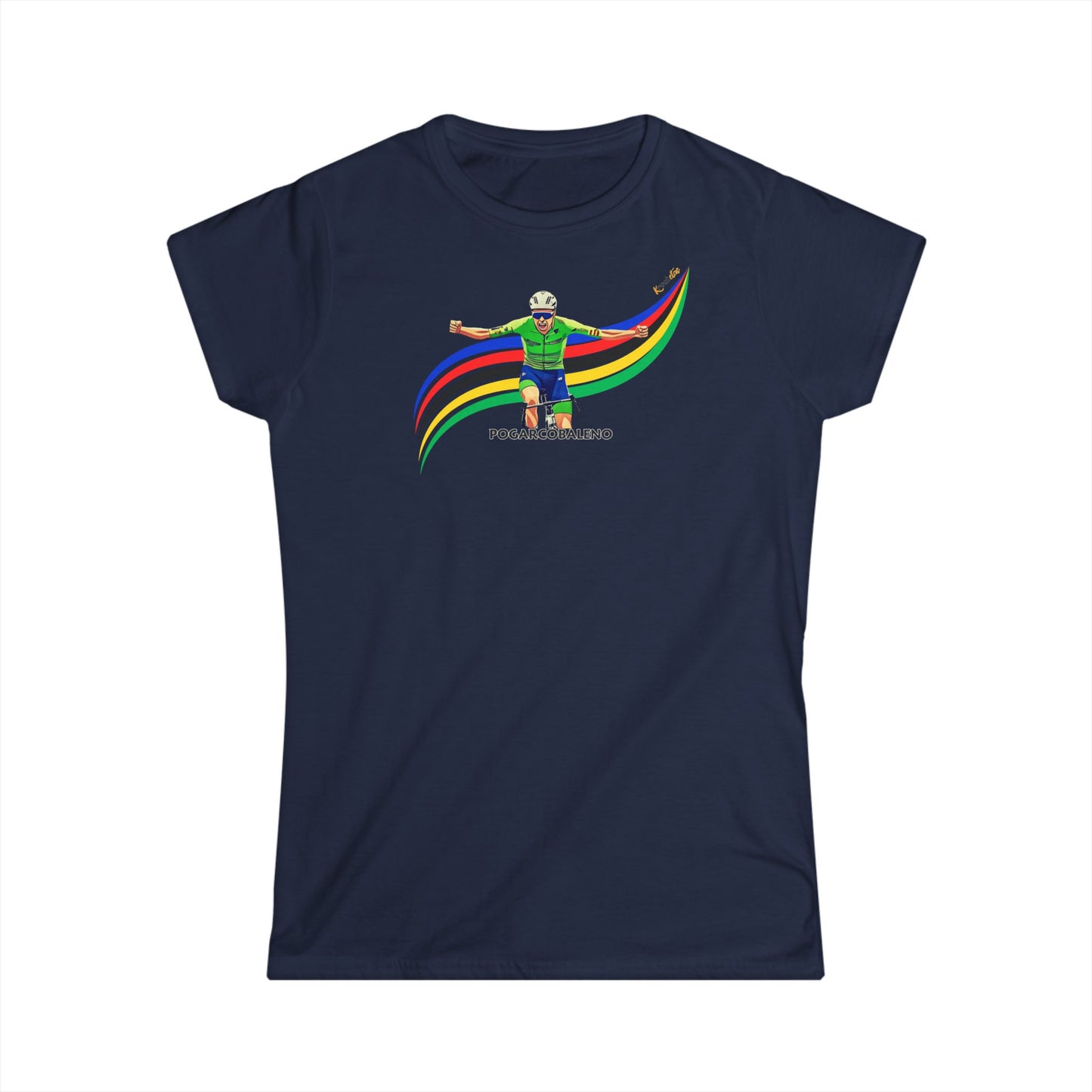 Pogarcobaleno omaggio alla vittoria del mondiale 2024 - T-shirt donna