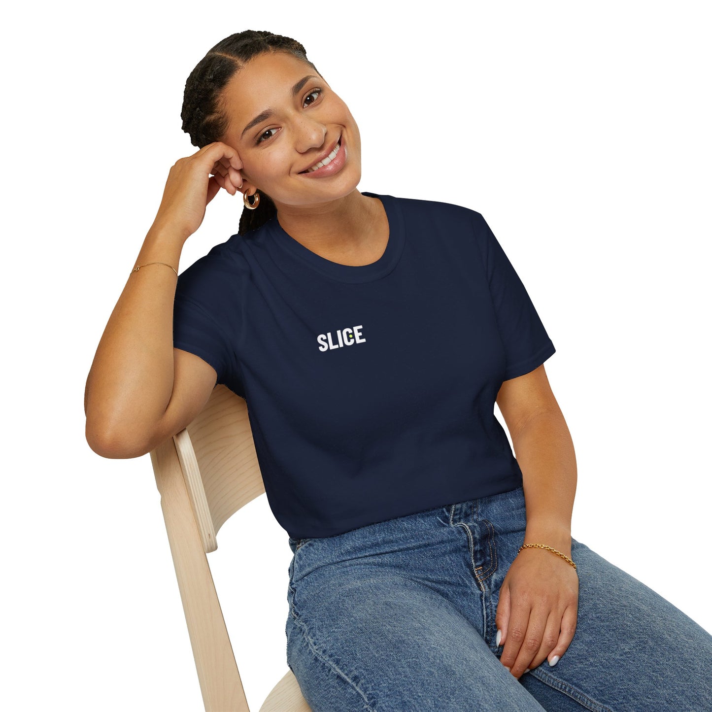 Slice "Tennis told well" unisex T-shirt