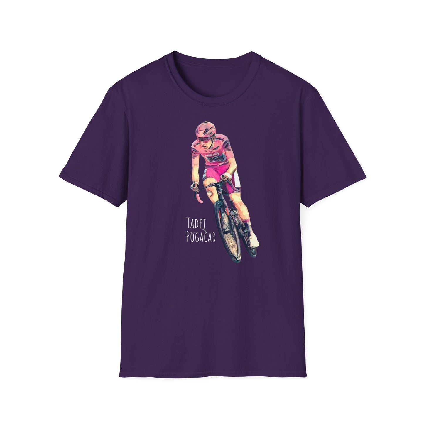 Tadej Pogacar in maglia rosa | appassionati di ciclismo