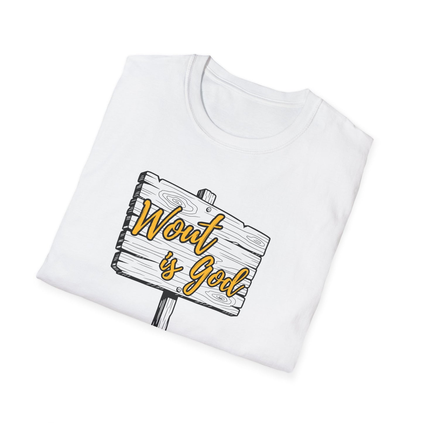 Wout Is God – T-Shirt for True Cycling Devotees