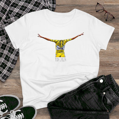 Tadej Pogacar vincitore  al Tour de France - Donna t-shirt