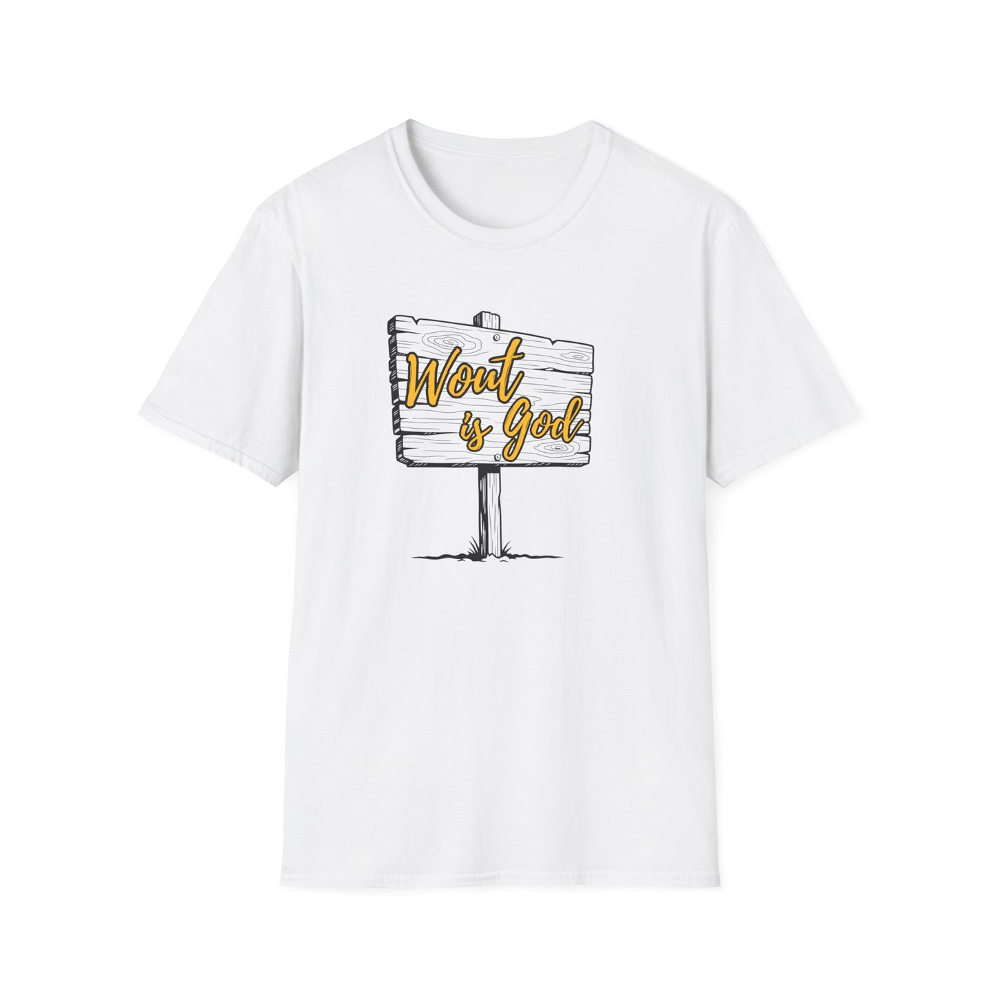 Wout Is God – T-Shirt for True Cycling Devotees