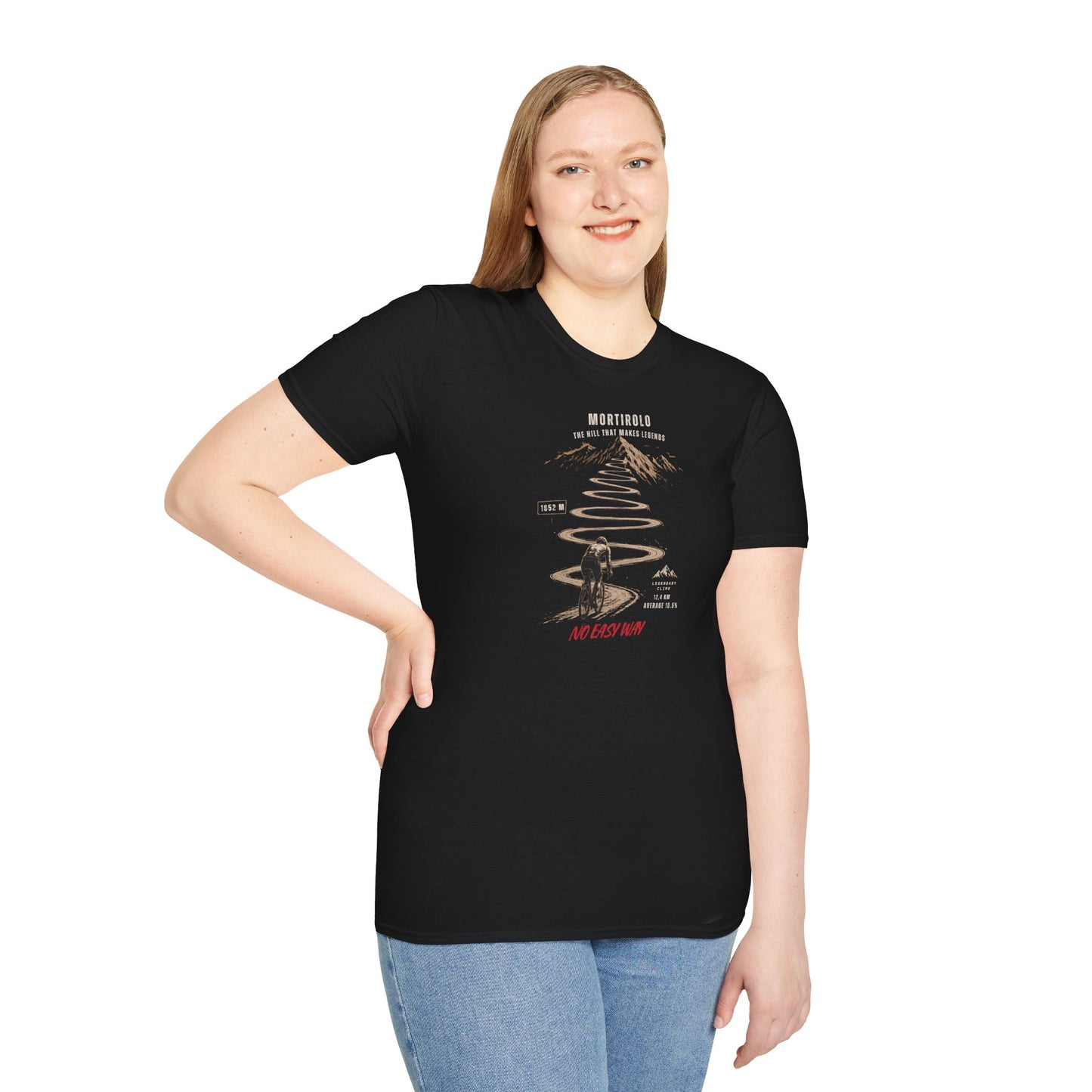 Mortirolo Cycling T-Shirt — Iconic Giro d'Italia Climb Tee for Cycling Fans
