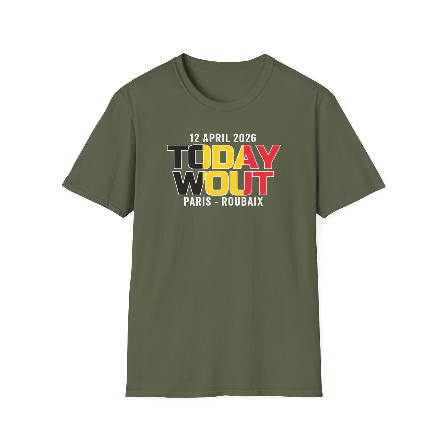 T-Shirt "TODAY WOUT" – Parigi-Roubaix 2026 Tribute