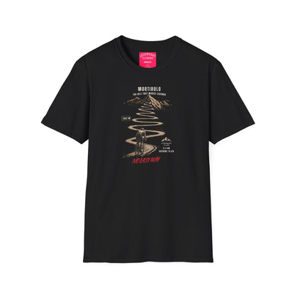 Mortirolo Cycling T-Shirt — Iconic Giro d'Italia Climb Tee for Cycling Fans