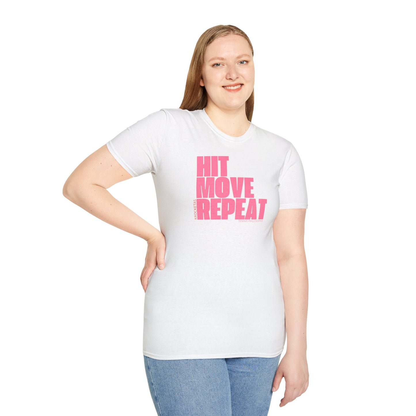 Hit Move Repeat - Tennis Philosophy Unisex