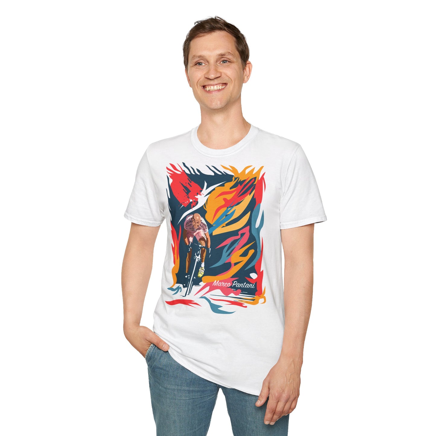 Marco Pantani legend Tshirt - design unico artista 2M