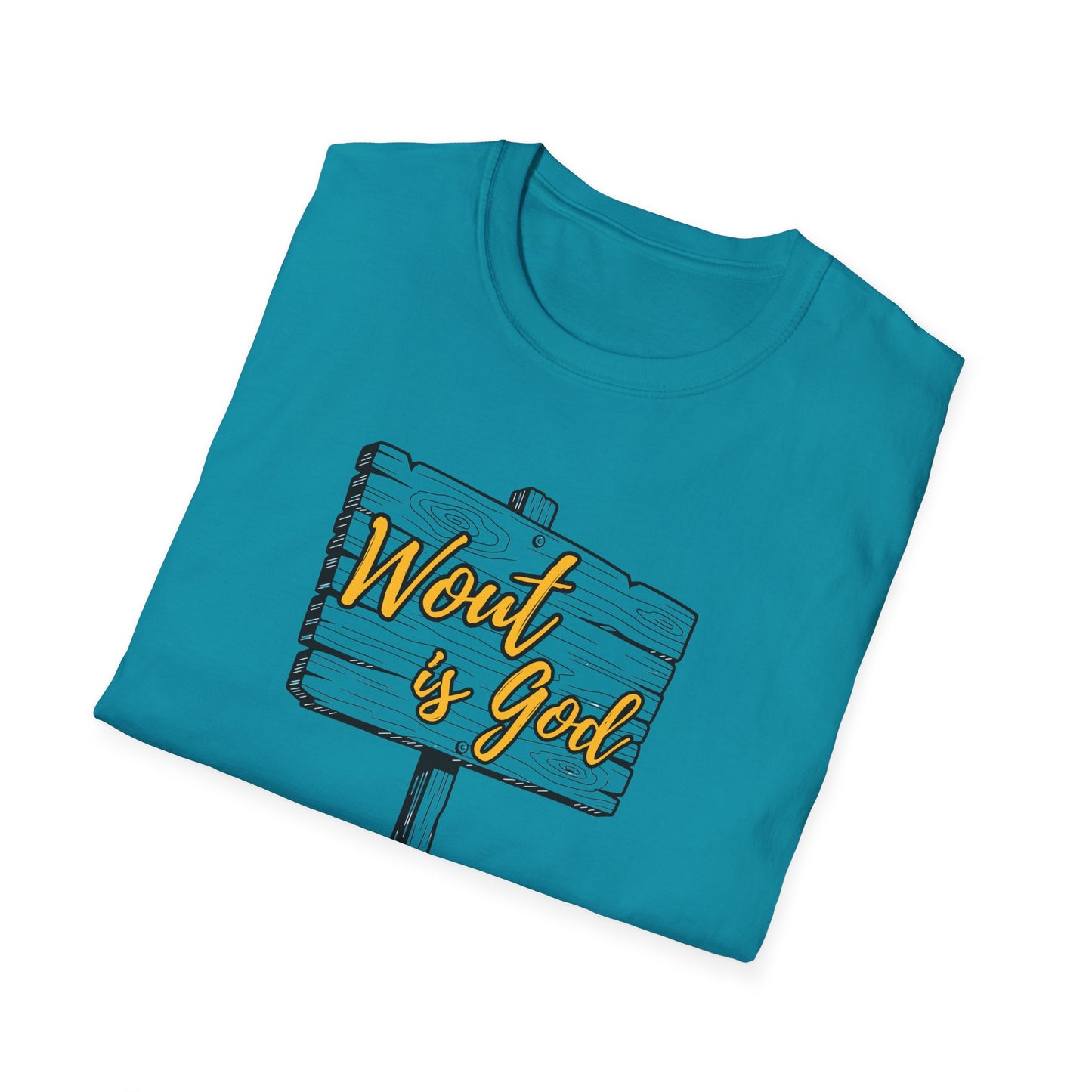 Wout Is God – T-Shirt for True Cycling Devotees