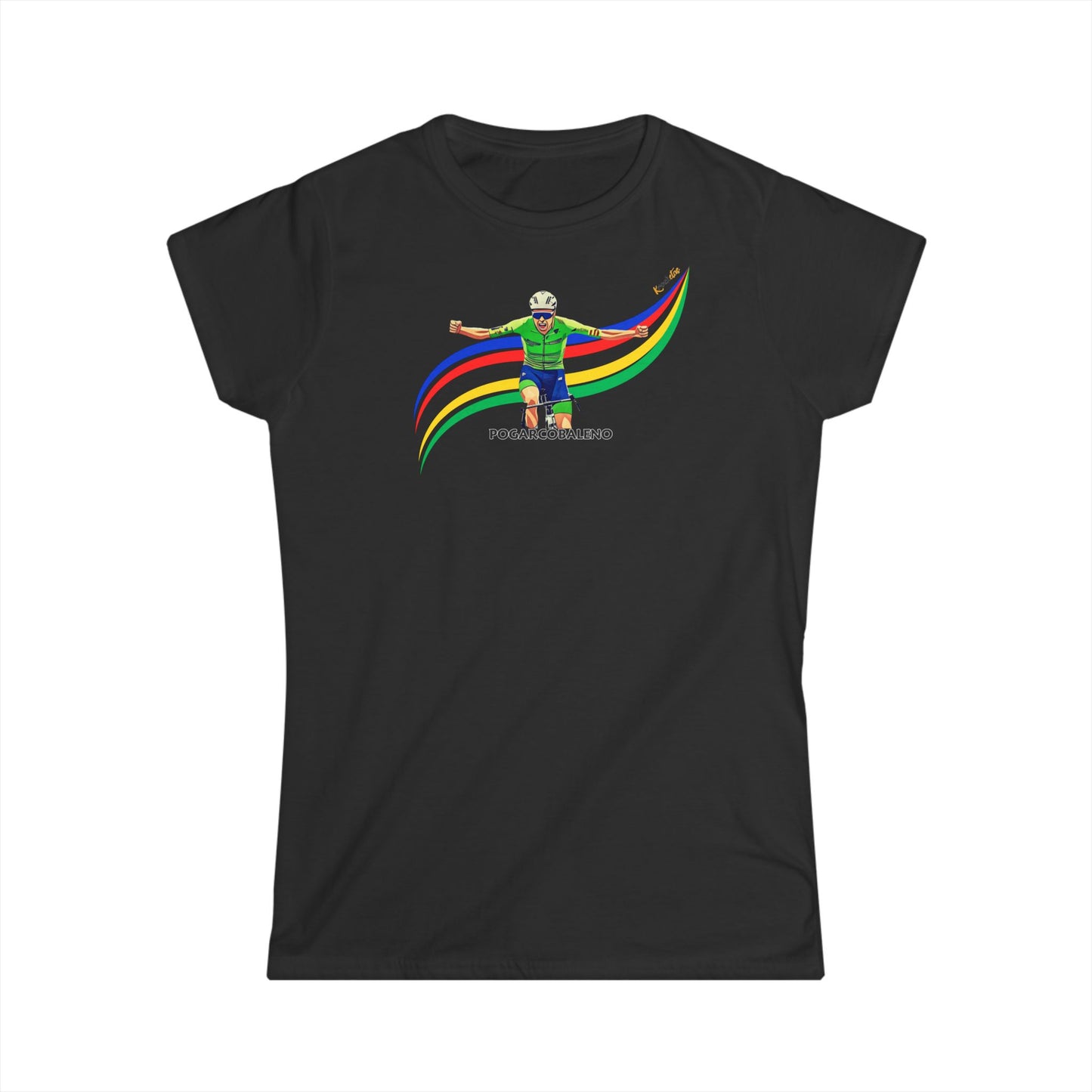 Pogarcobaleno omaggio alla vittoria del mondiale 2024 - T-shirt donna