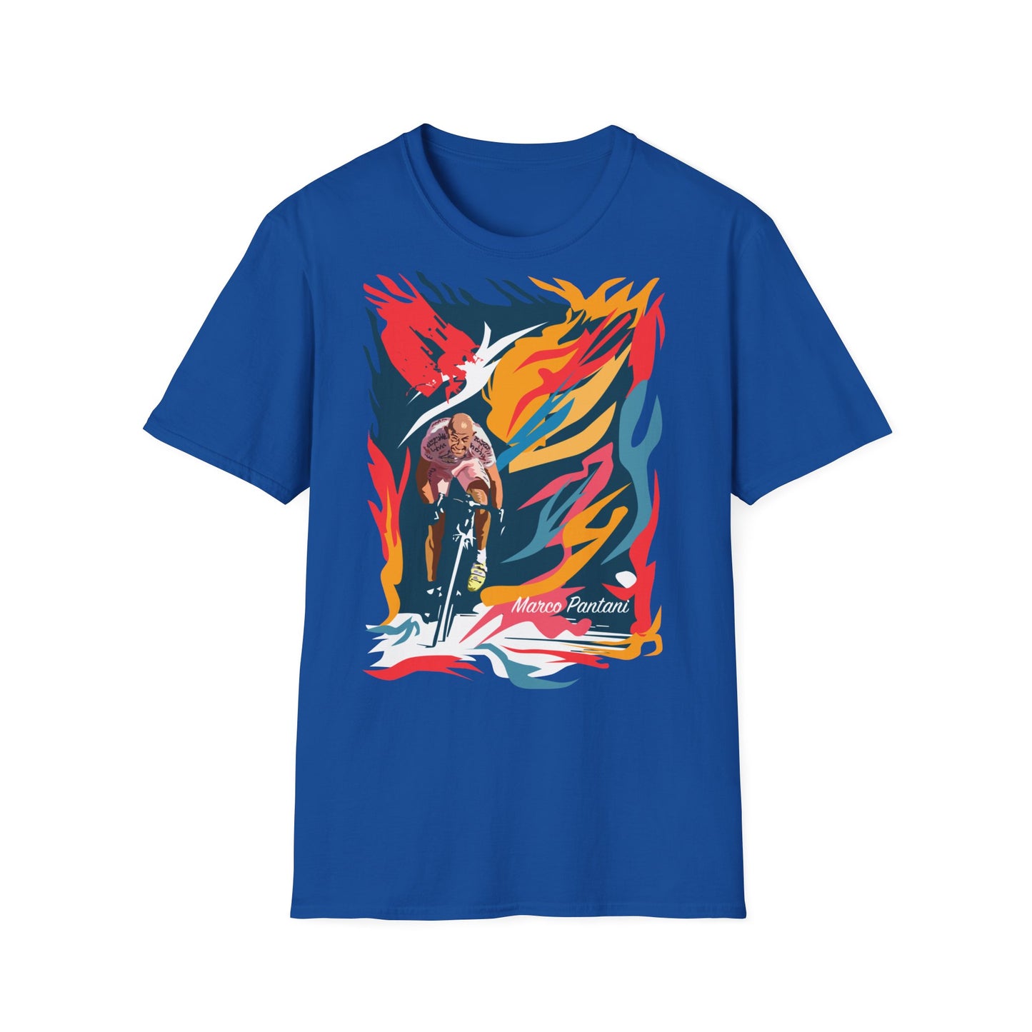 Marco Pantani legend Tshirt - design unico artista 2M