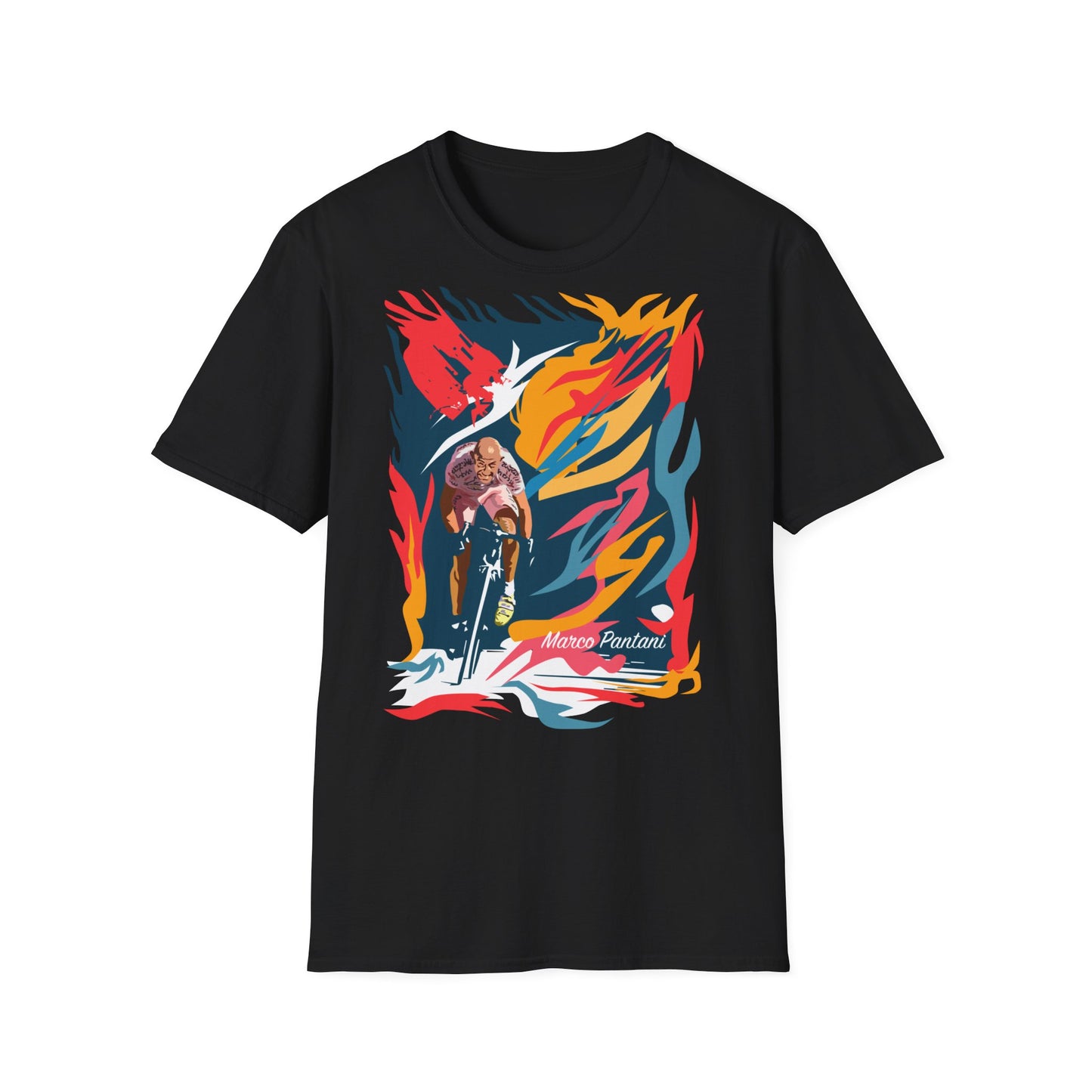 Marco Pantani legend Tshirt - design unico artista 2M