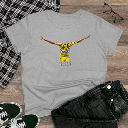 Tadej Pogacar vincitore  al Tour de France - Donna t-shirt