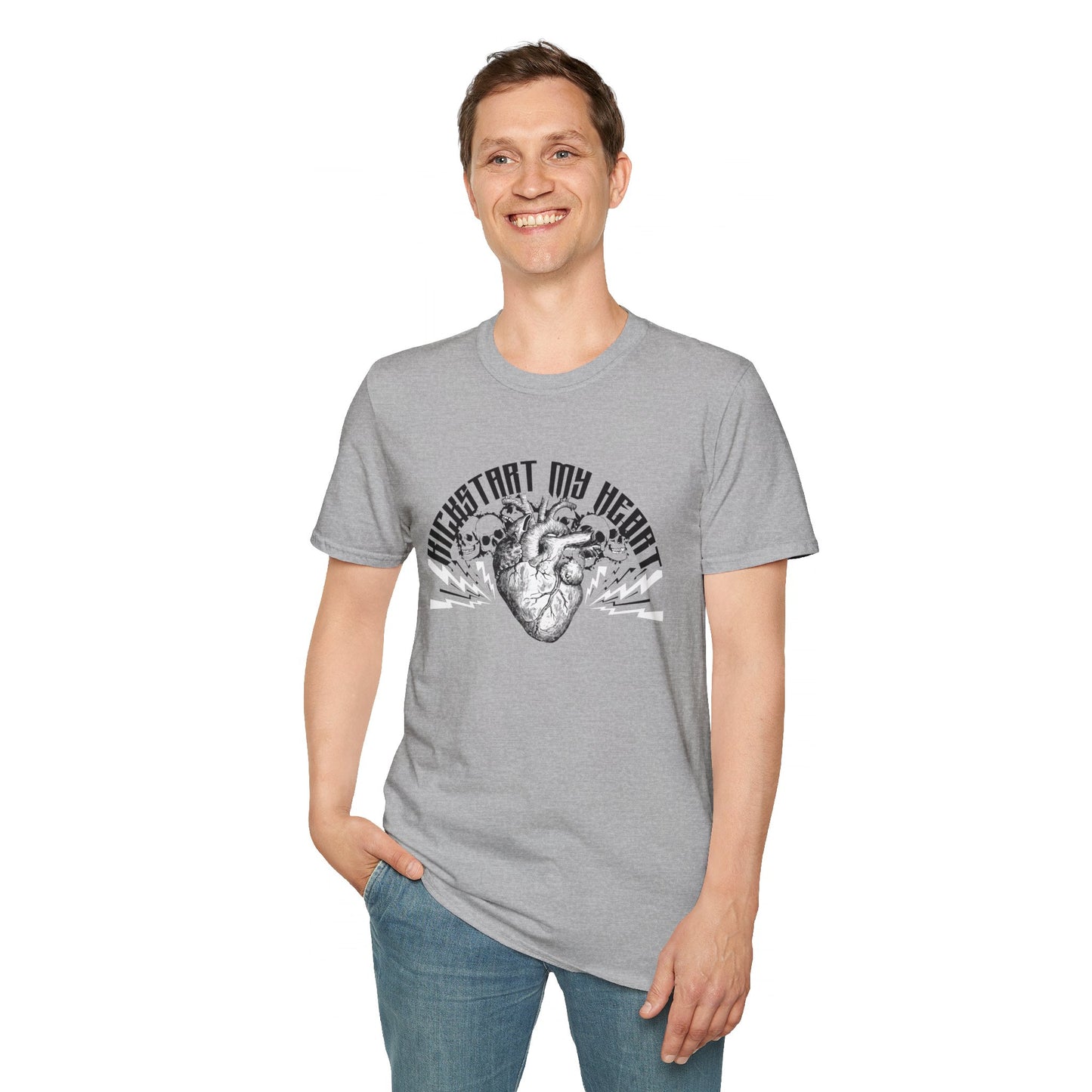 Kickstart My Heart Rock 'n' Roll Unisex T-Shirt - Design digital Artist 2M