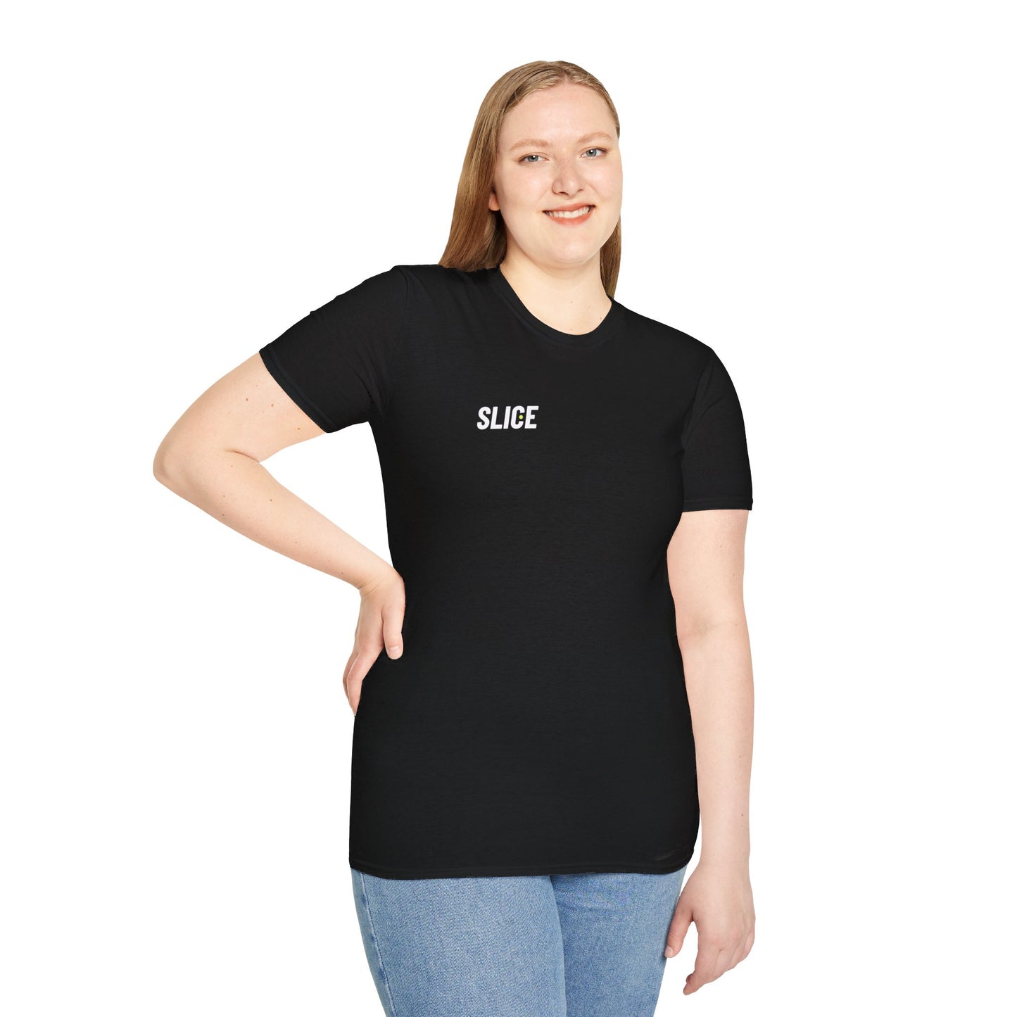 Slice "Tennis told well" unisex T-shirt