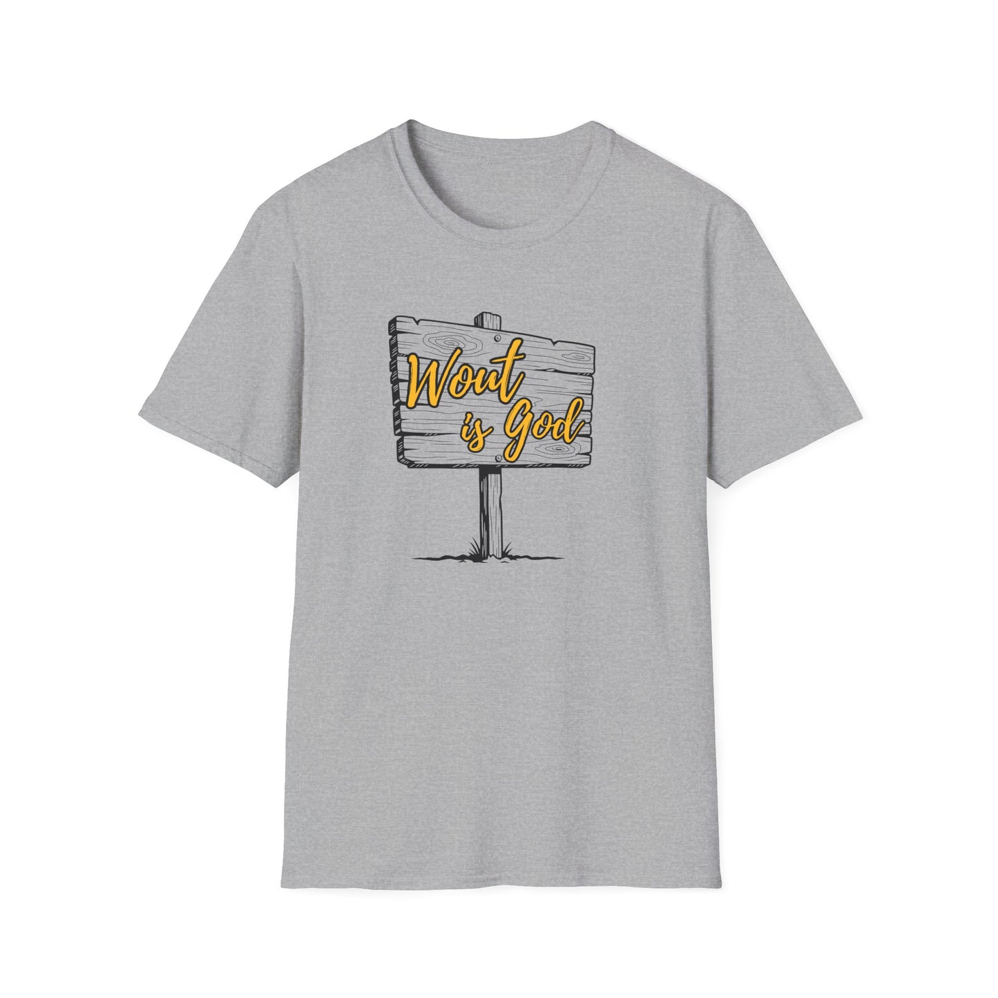 Wout Is God – T-Shirt for True Cycling Devotees